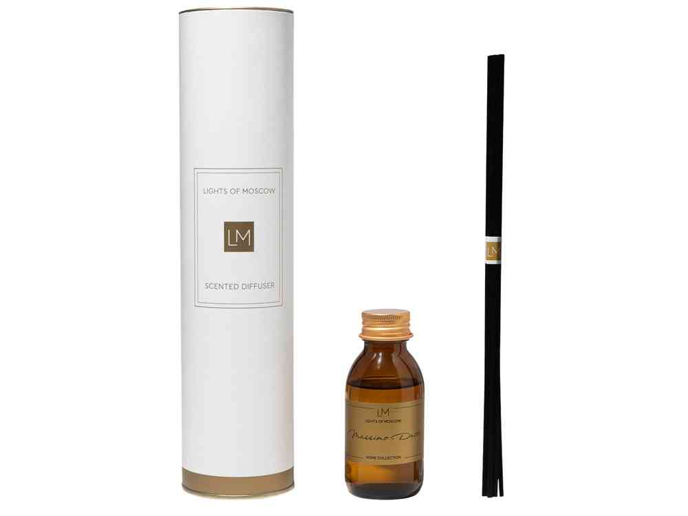 Ароматический диффузор с палочками, Массимо: сандал и ваниль, мускус, 100 мл - 2