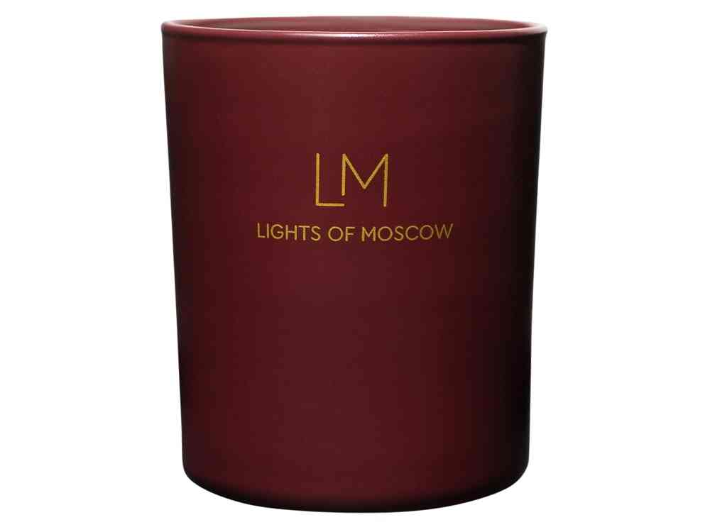 Ароматическая свеча в бордовом стакане Sunset, коллекция Exclusive, 250 мл - 2