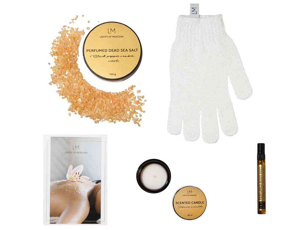 Парфюмированный спа-набор с лого Lights of Moscow - 2