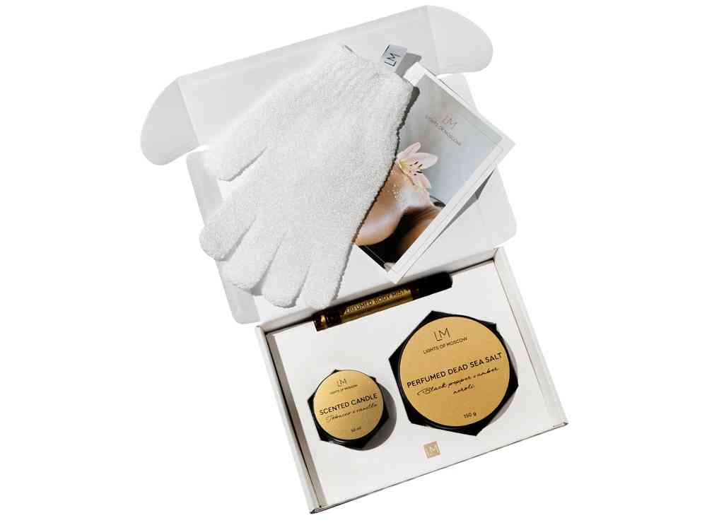 Парфюмированный спа-набор с лого Lights of Moscow - 3