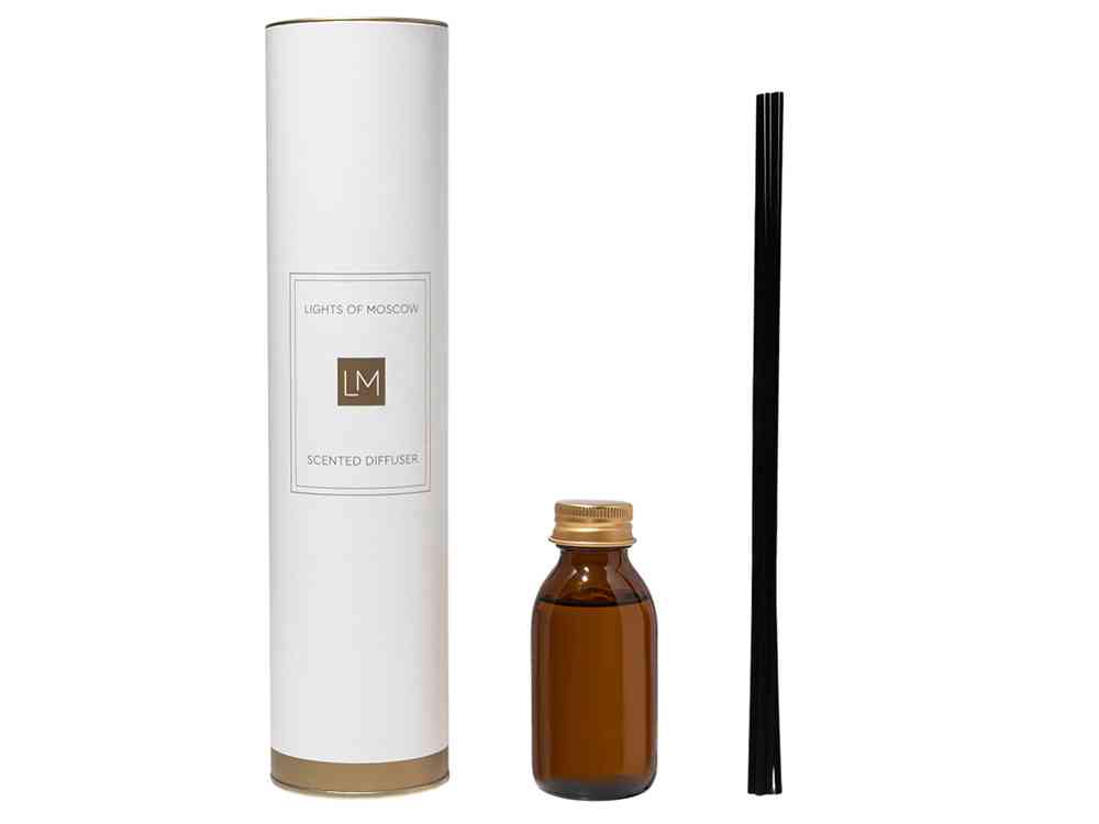 Ароматический диффузор с палочками, Россо: апельсин и клубника, дуб, 100 мл - 3