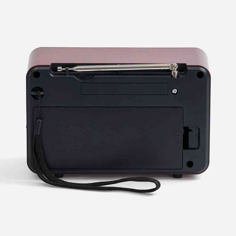 Bluetooth-колонка с радио Listenberg, коричневая - 5