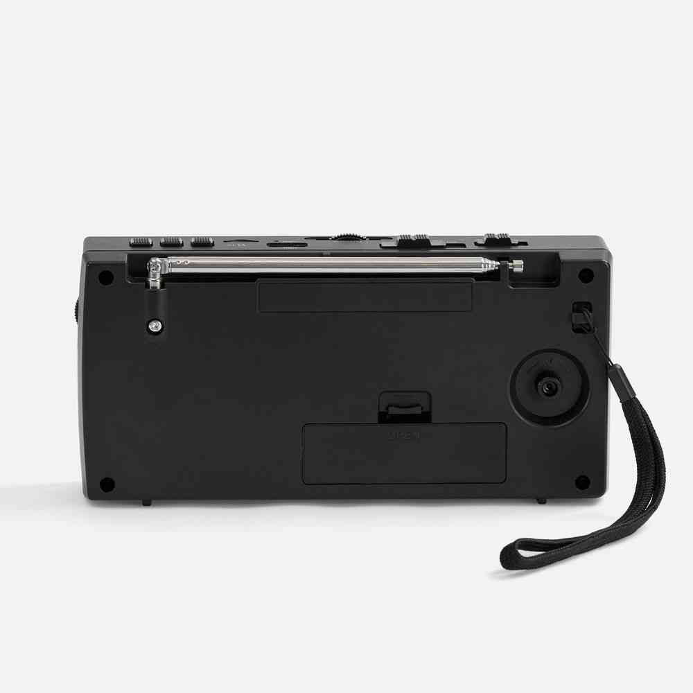 Bluetooth-колонка с радио Comradio, черная - 5