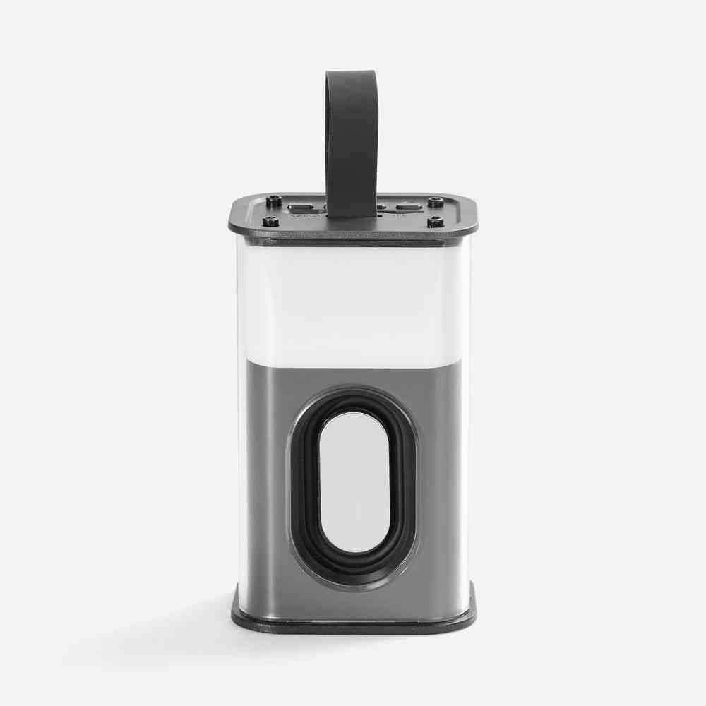 Bluetooth-колонка с подсветкой Groove, серая - 3