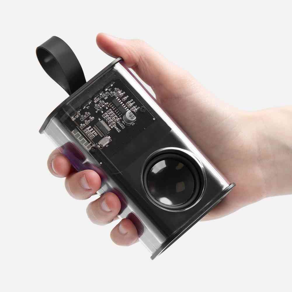 Bluetooth-колонка с подсветкой Groove, серая - 6