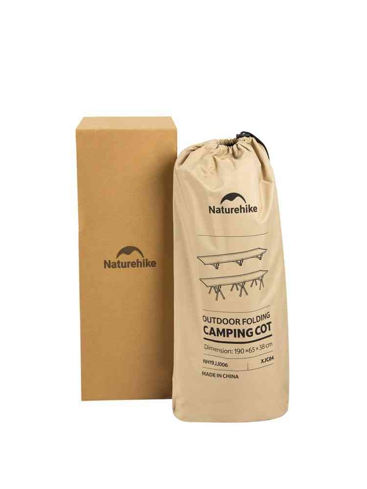 Раскладушка туристическая XJC04, бежевая - 8