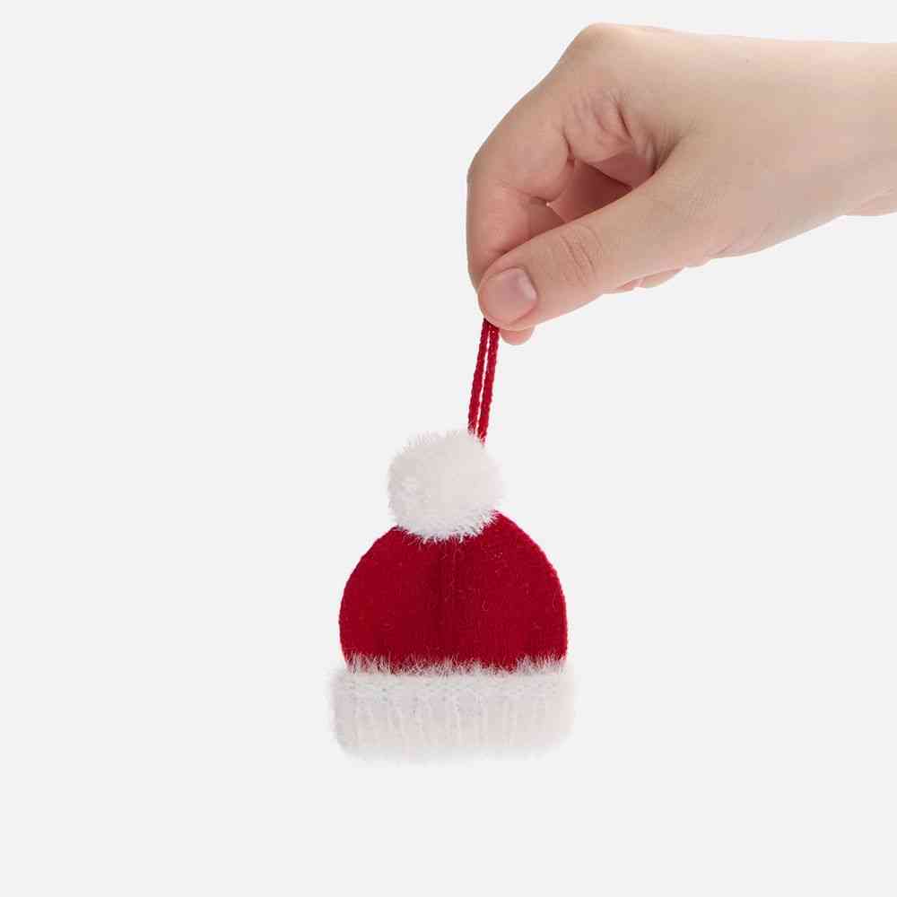 Подвеска на елку &laquo;Вьюжка&raquo;, шапочка, красная - 2