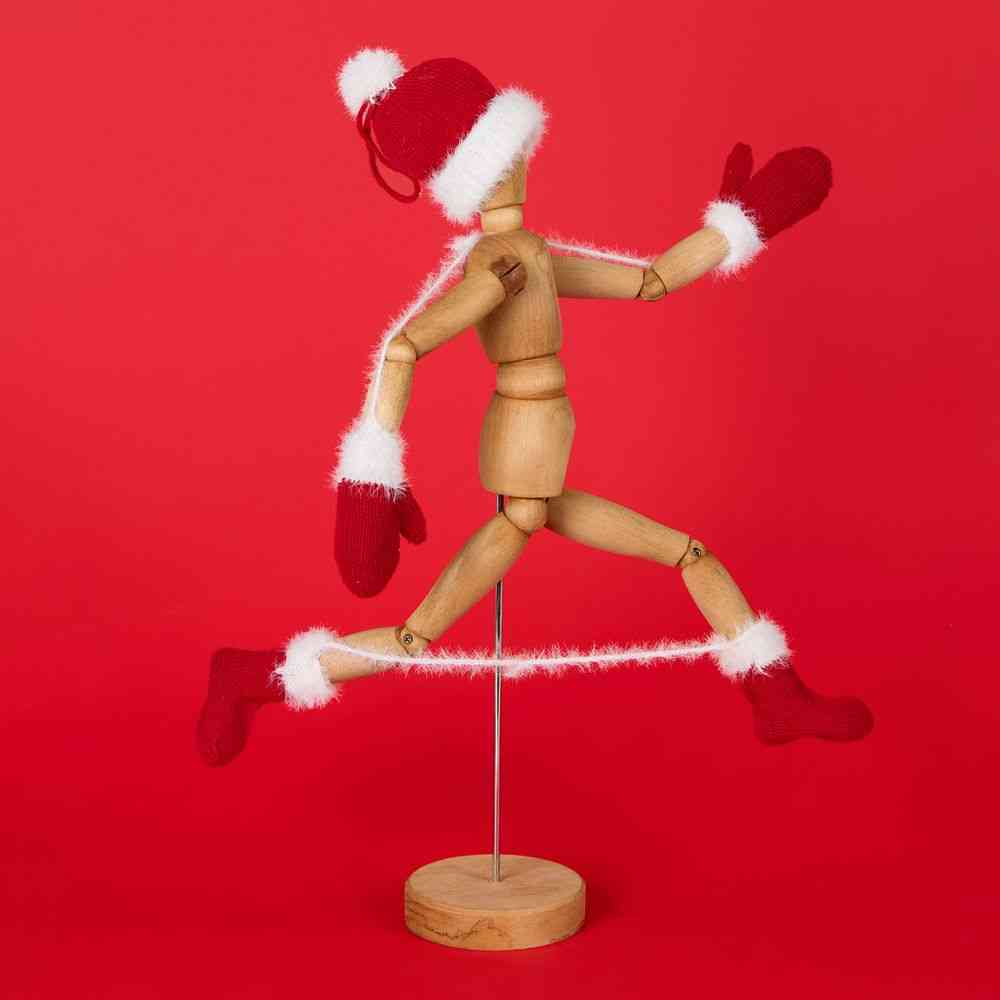 Подвеска на елку &laquo;Вьюжка&raquo;, шапочка, красная - 5