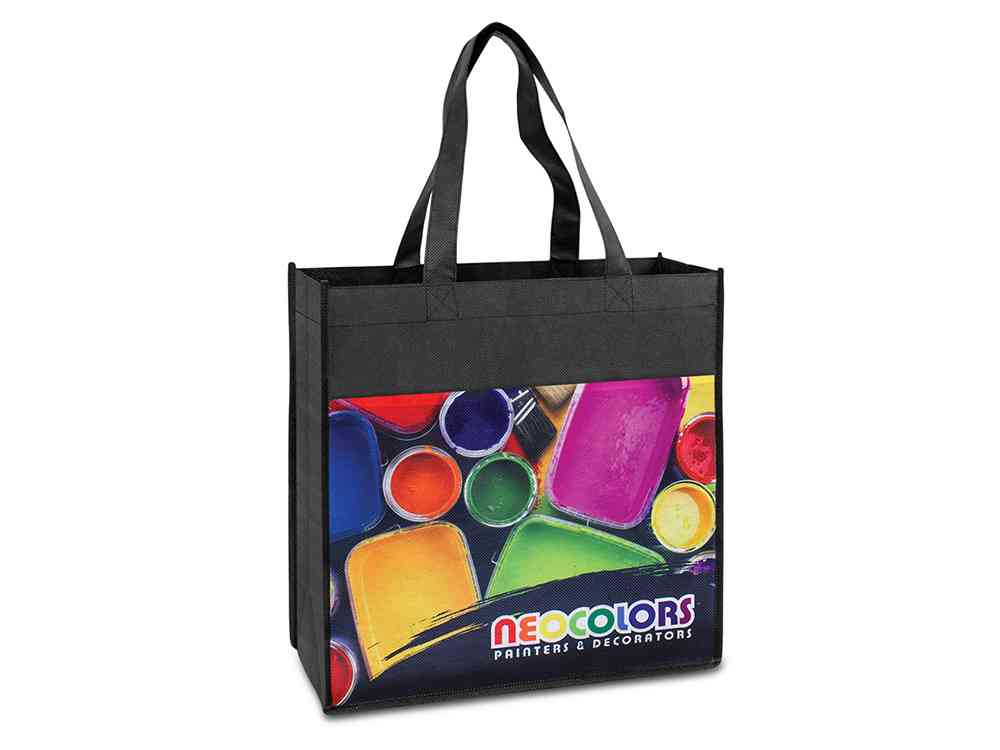 Сумка из нетканого материала PET с возможностью полноцветной печати - 2