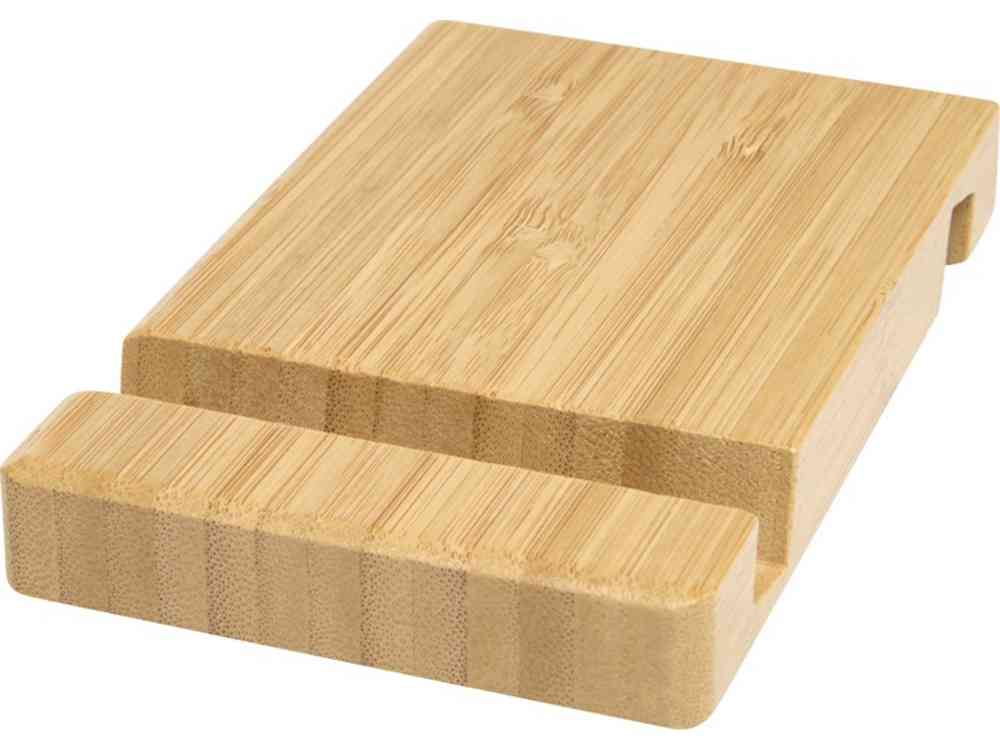 Подставка для телефона и планшета бамбуковая Bubup - 3