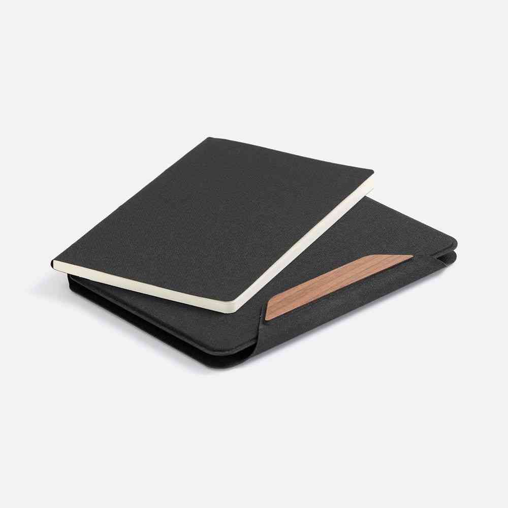 Папка с блокнотом Firmans Mini, черная - 6