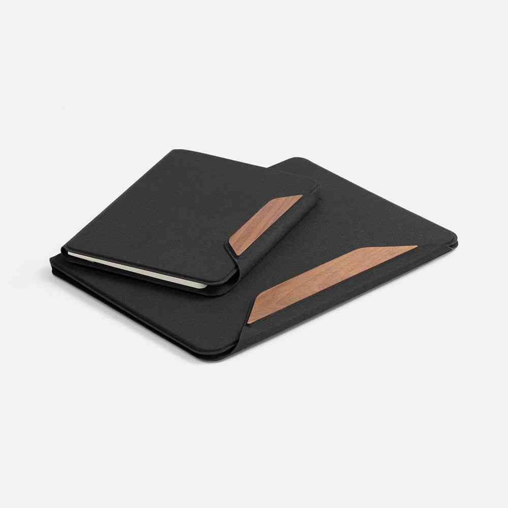 Папка с блокнотом Firmans Mini, черная - 7