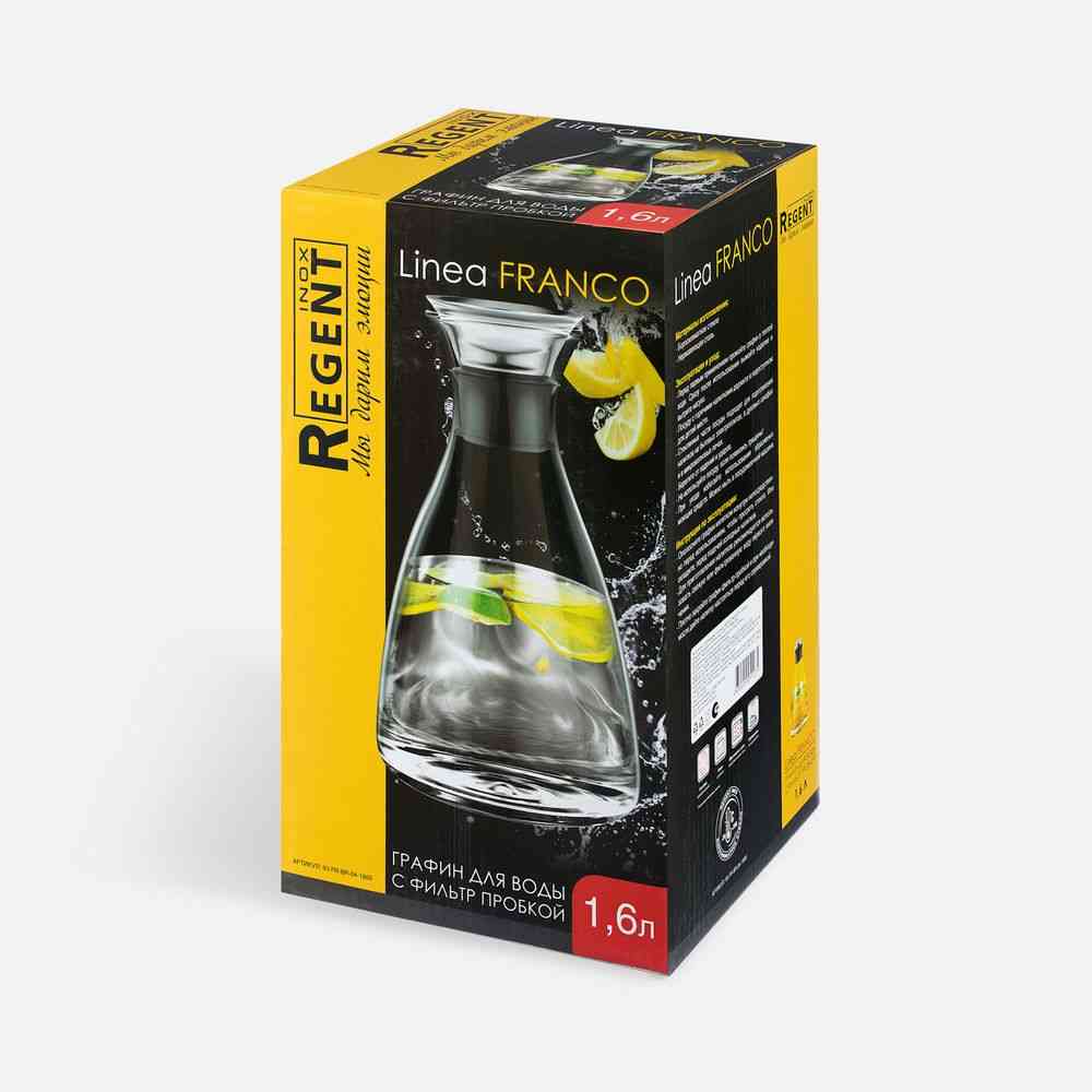 Графин для воды с фильтр-пробкой Linea Franco - 6