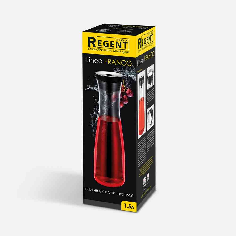 Графин с фильтр-пробкой Linea Franco - 5