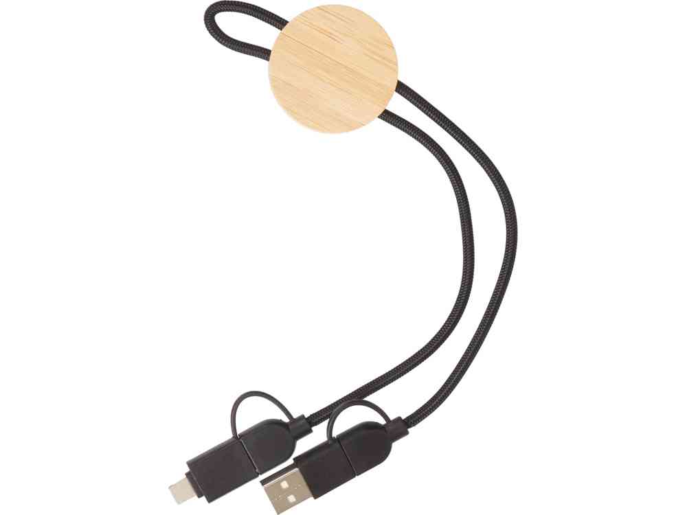 Универсальный зарядный кабель из переработанных ПЭТ и ТПЕ Acalypha, быстрая зарядка 25 Вт - 3