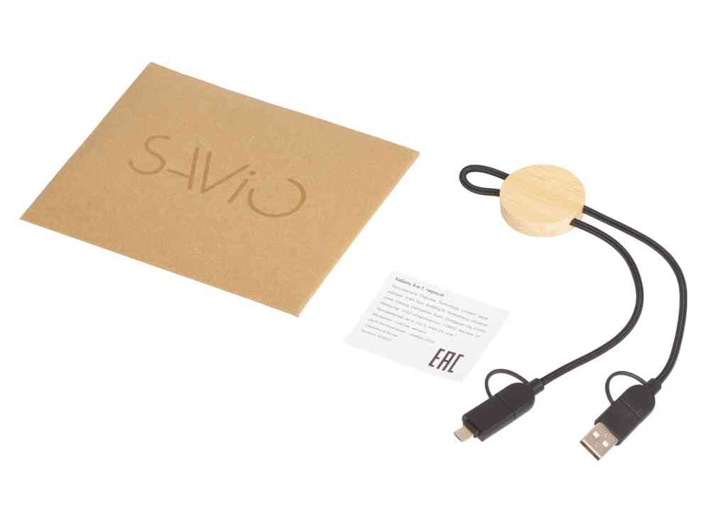 Универсальный зарядный кабель из переработанных ПЭТ и ТПЕ Acalypha, быстрая зарядка 25 Вт - 5