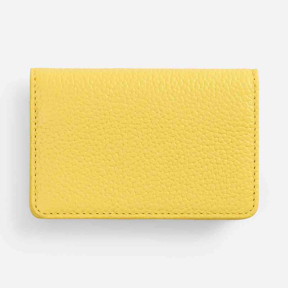 Футляр для визиток Unison, желтый - 2
