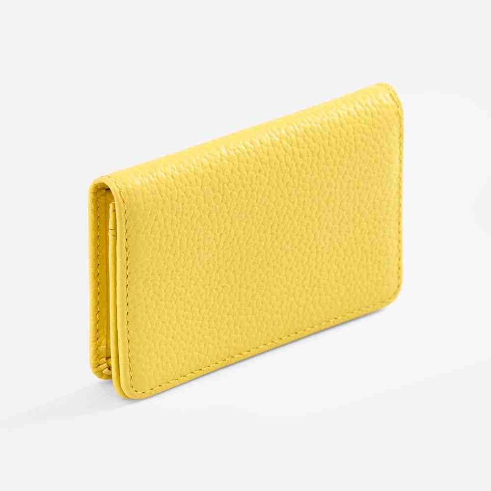 Футляр для визиток Unison, желтый - 3