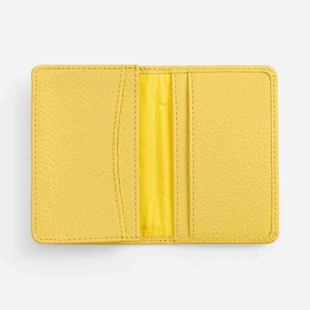 Футляр для визиток Unison, желтый - 4