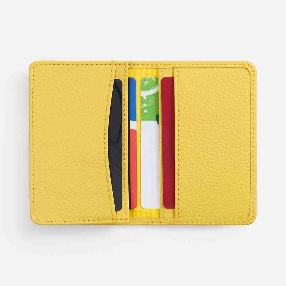 Футляр для визиток Unison, желтый - 5