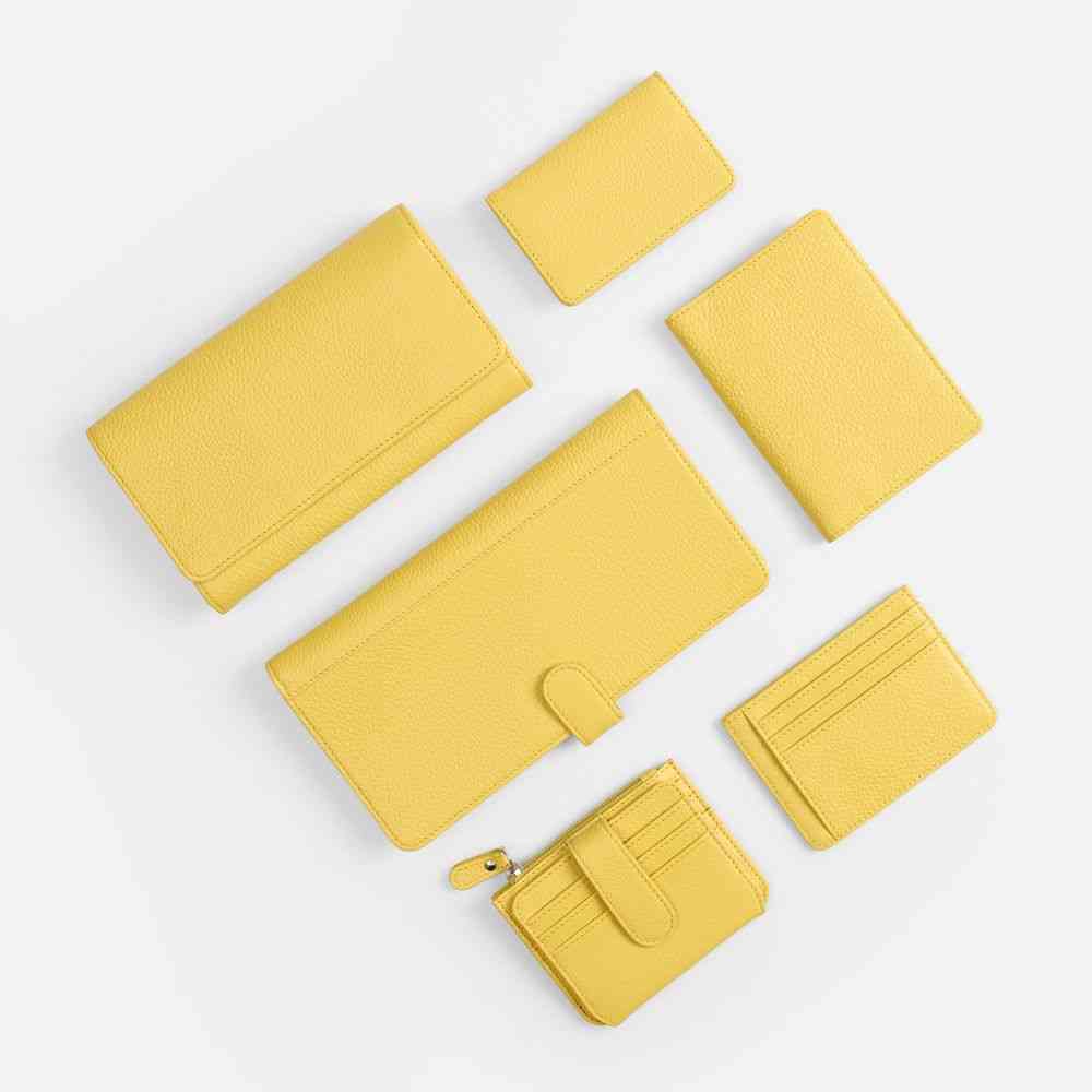 Футляр для визиток Unison, желтый - 6