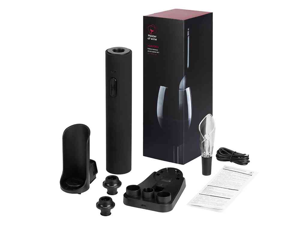 Набор винных аксессуаров 4в1 Savoie с покрытием soft touch - 3