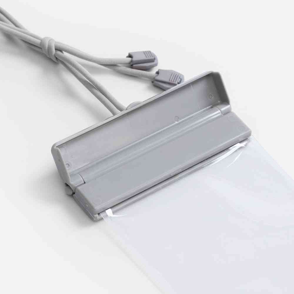 Водонепроницаемый чехол для телефона Aqualock, серый - 4