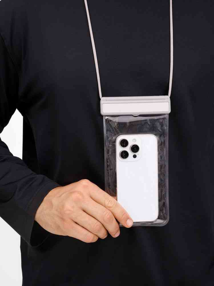 Водонепроницаемый чехол для телефона Aqualock, серый - 7