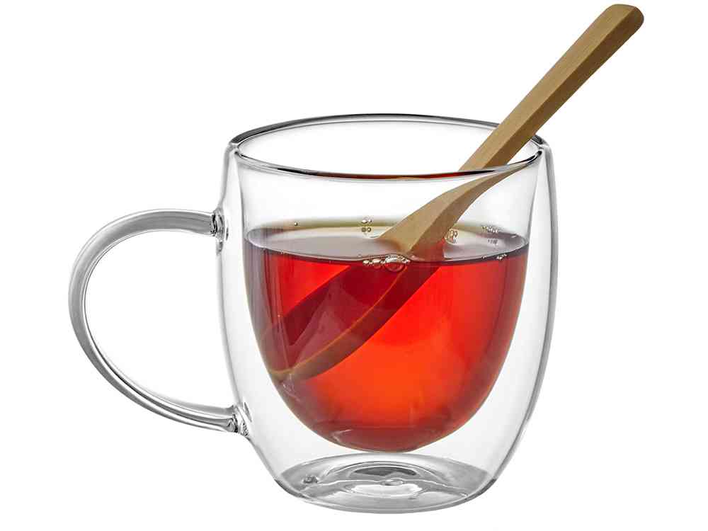 Кружка с двойными стенками на подставке с ложкой Teatrio - 8