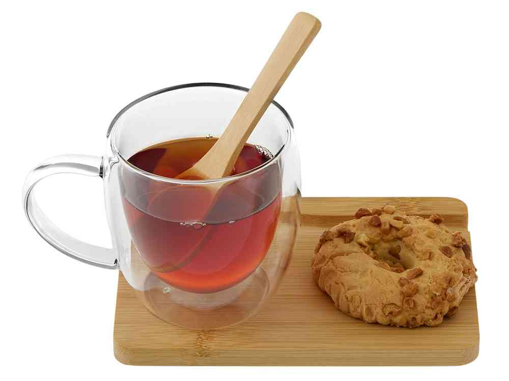 Кружка с двойными стенками на подставке с ложкой Teatrio - 9