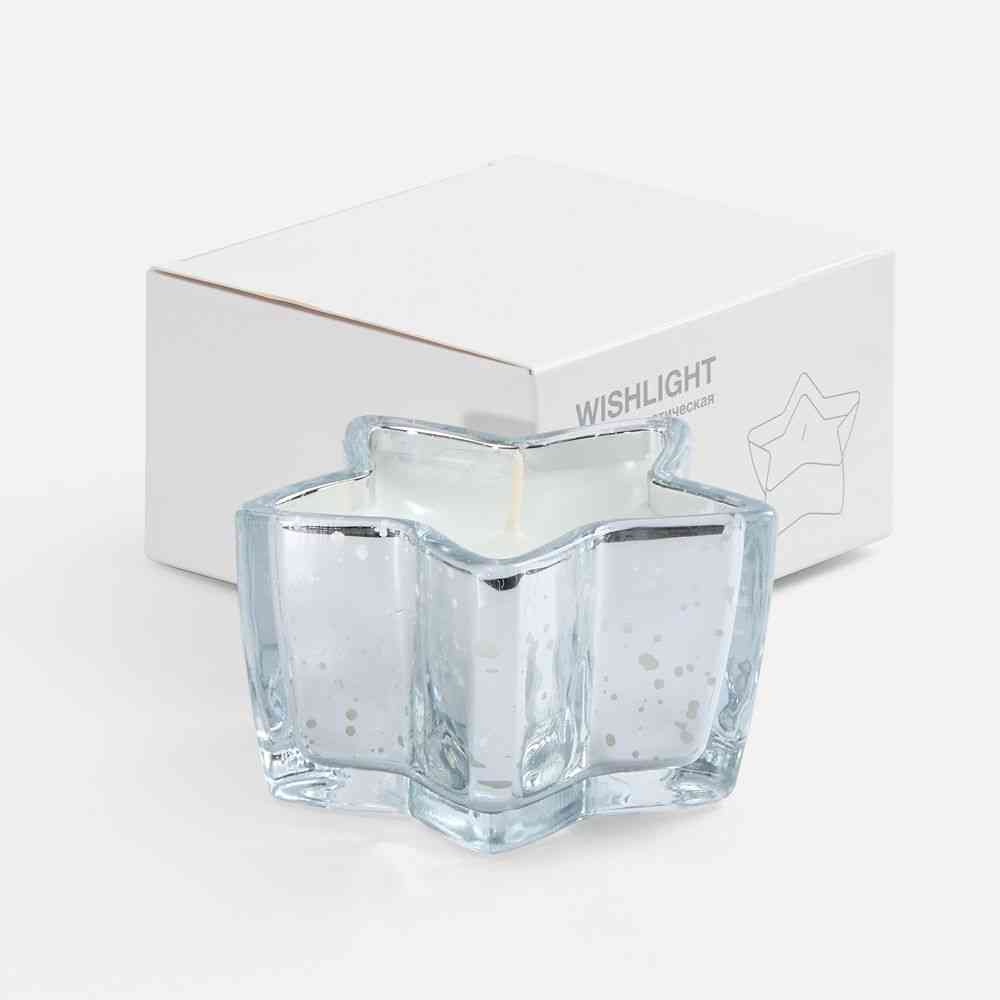 Свеча Wishlight, серебристая - 3