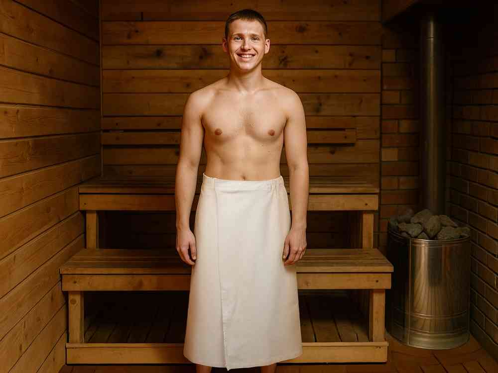 Килт для бани холщовый Retreat, унисекс - 9