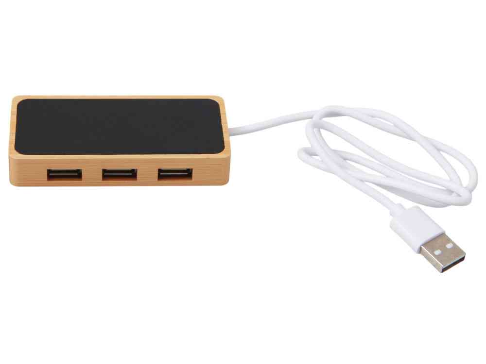 USB хаб с подсветкой лого Reedia S5, 3*USB, 1*Type C - 4