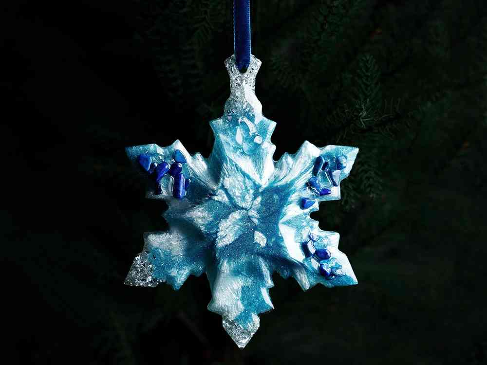 Елочная игрушка Снежинка - 4