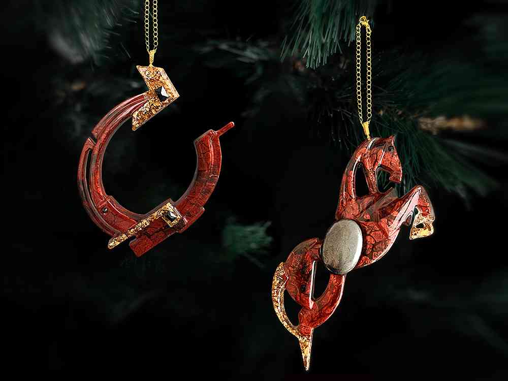 Набор елочных игрушек: Лошадь, Подкова - 3