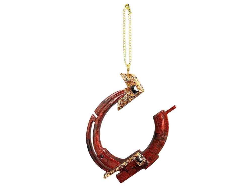 Набор елочных игрушек: Лошадь, Подкова - 6