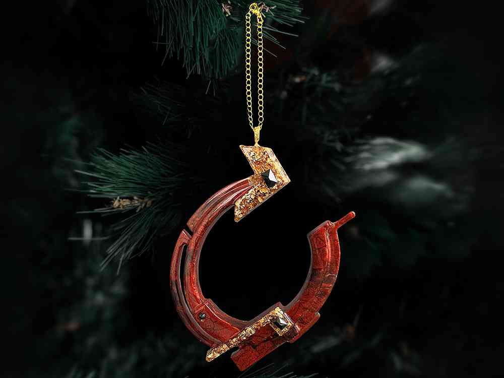 Елочная игрушка Подкова - 4