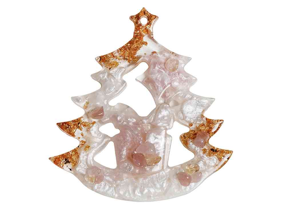 Набор елочных игрушек: Снегирь, Олень, Ель - 6