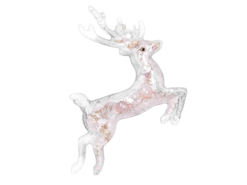 Набор елочных игрушек: Снегирь, Олень, Ель - 7