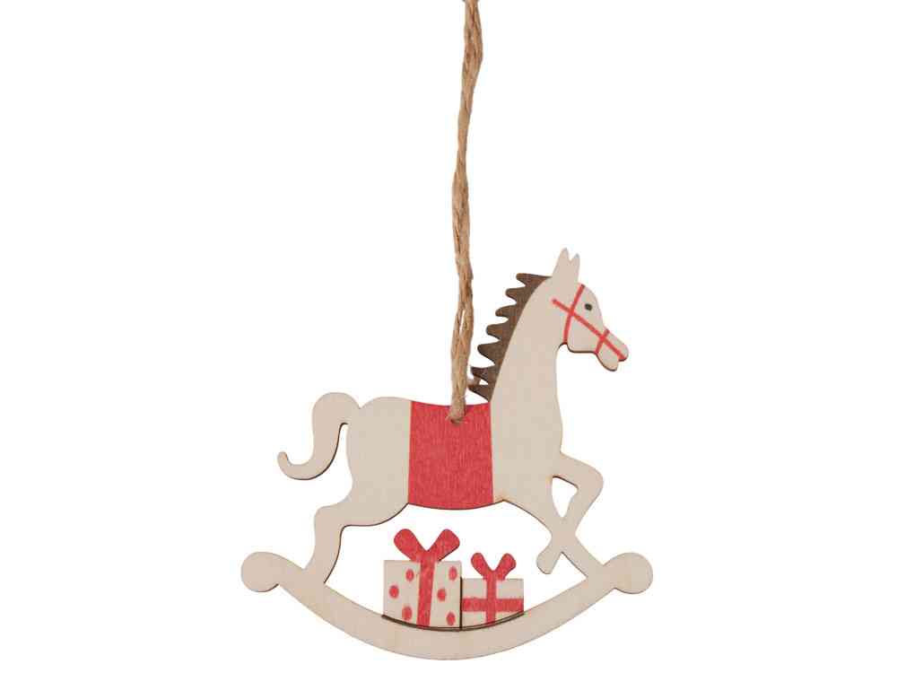 Деревянная подвеска на елку Poni - 2