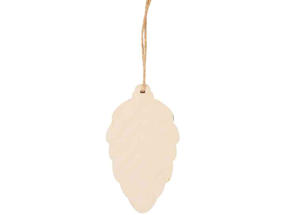 Деревянная подвеска на елку Cedar - 4