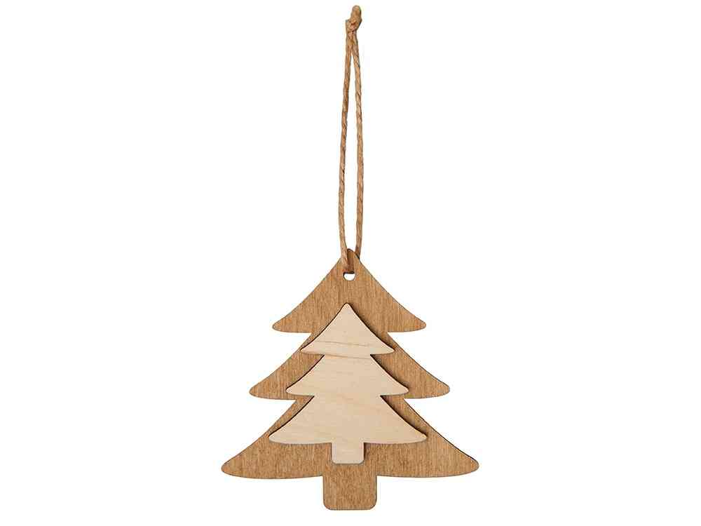 Деревянная подвеска на елку Firtree - 2