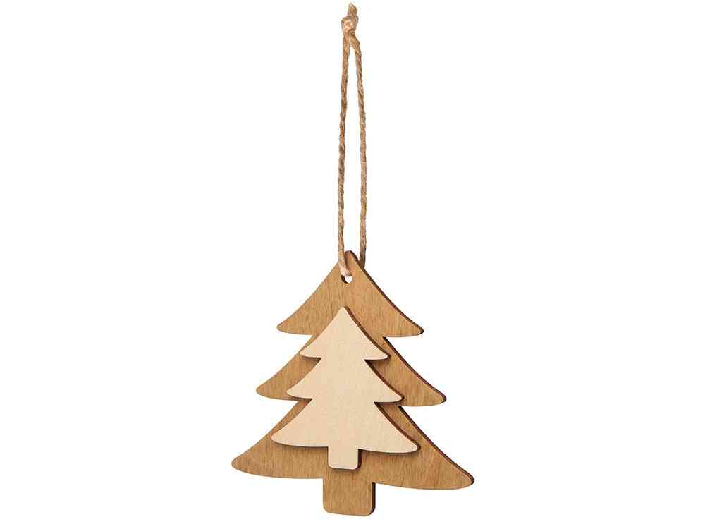 Деревянная подвеска на елку Firtree - 3