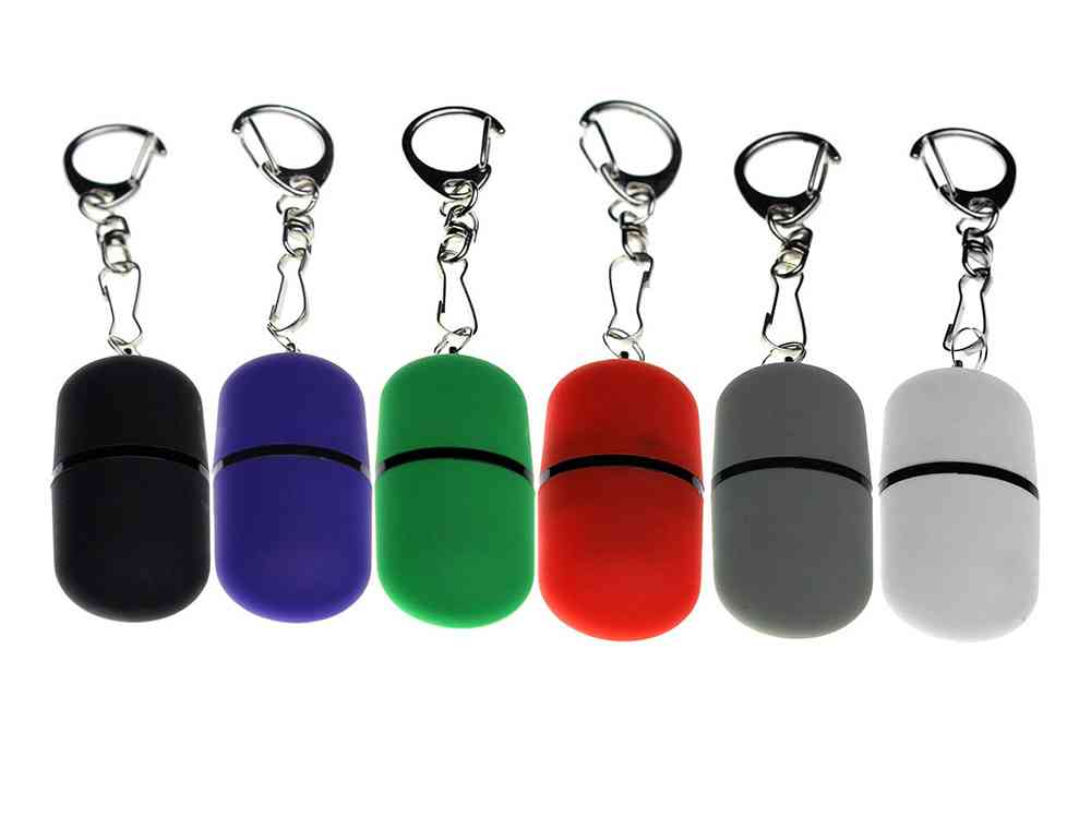 USB 2.0- флешка Goutte Soft-touch на 4 Гб каплевидной формы - 4