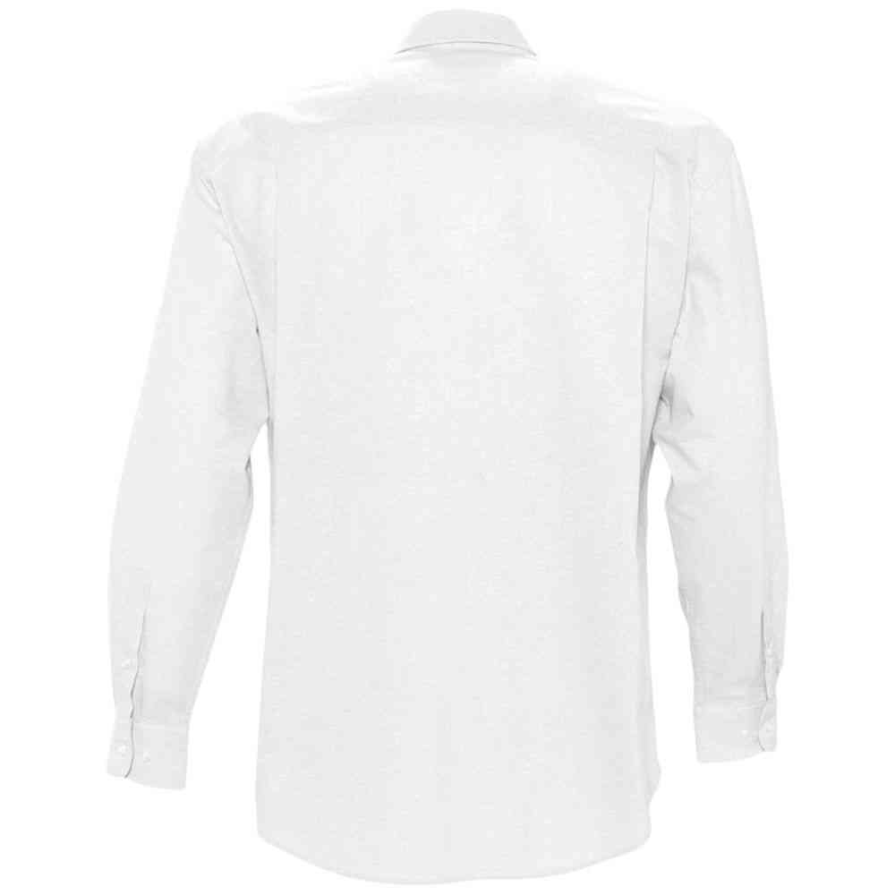 Рубашка мужская с длинным рукавом Boston, белая - 2