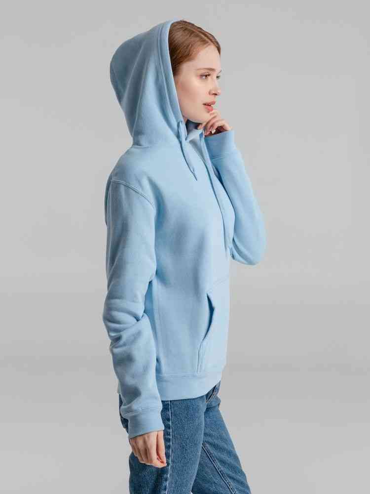 Толстовка с капюшоном Slam 320, голубая - 10