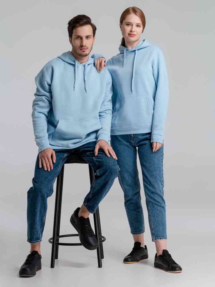 Толстовка с капюшоном Slam 320, голубая - 12