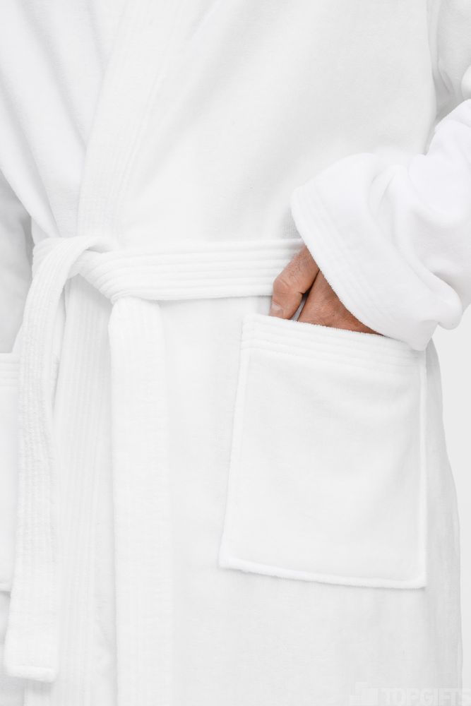 Халат махровый Aeris, белый - 7