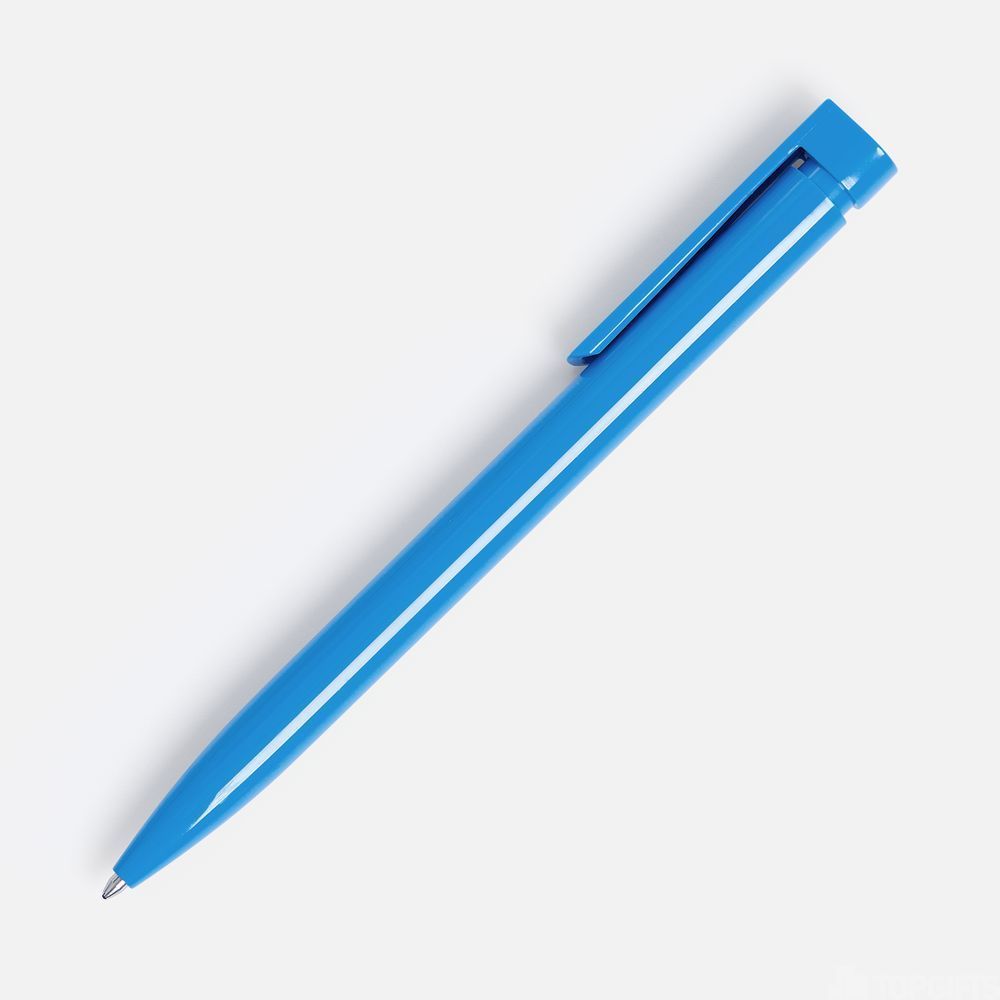 Ручка шариковая Liberty Polished, голубая - 2
